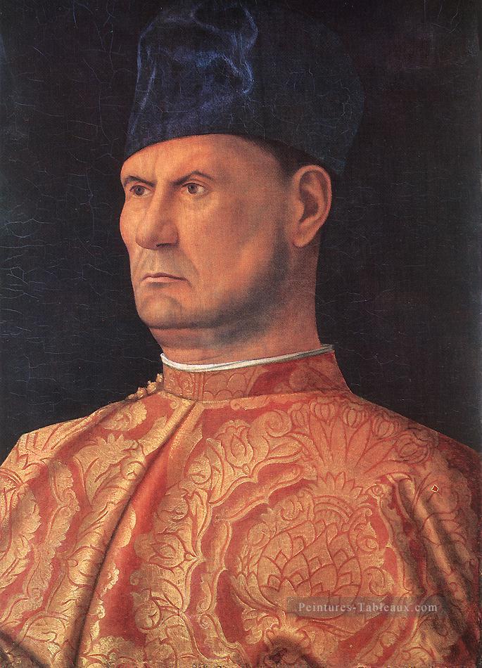 Portrait d’un condottiere Renaissance Giovanni Bellini Peintures à l'huile